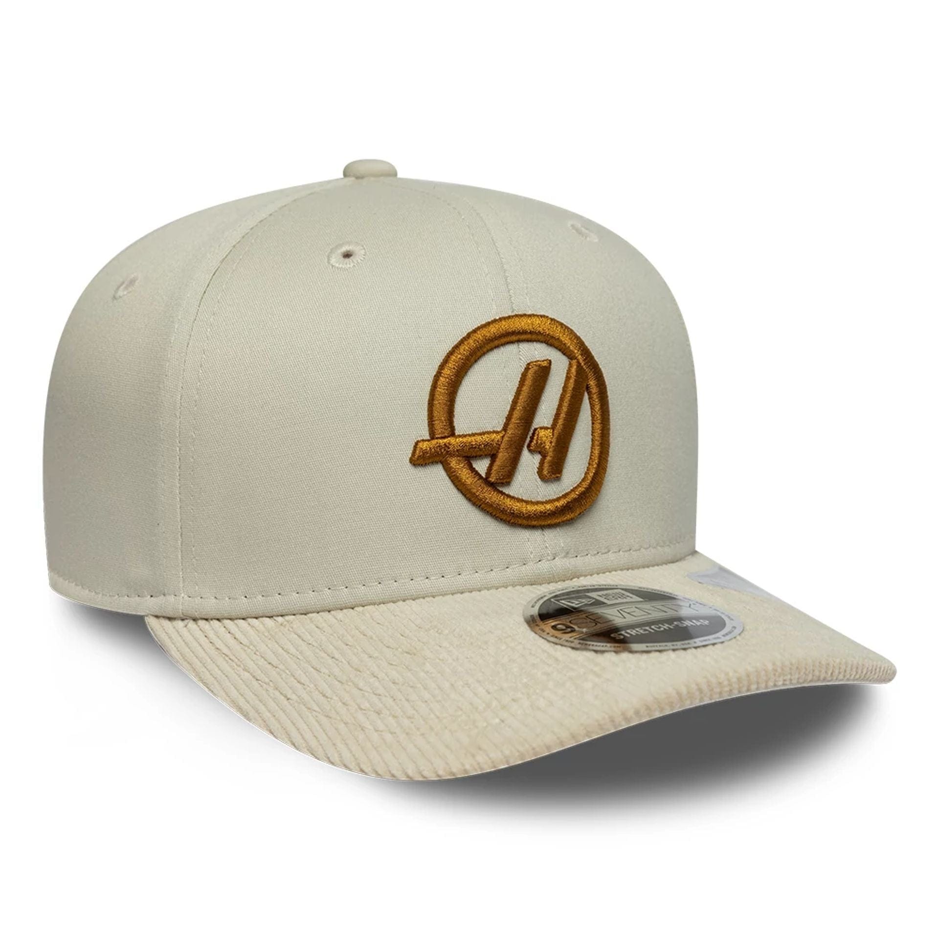 Pictured is this Cord Visor TGR Haas F1 9SEVENTY Stretch Snap in Cream. 3