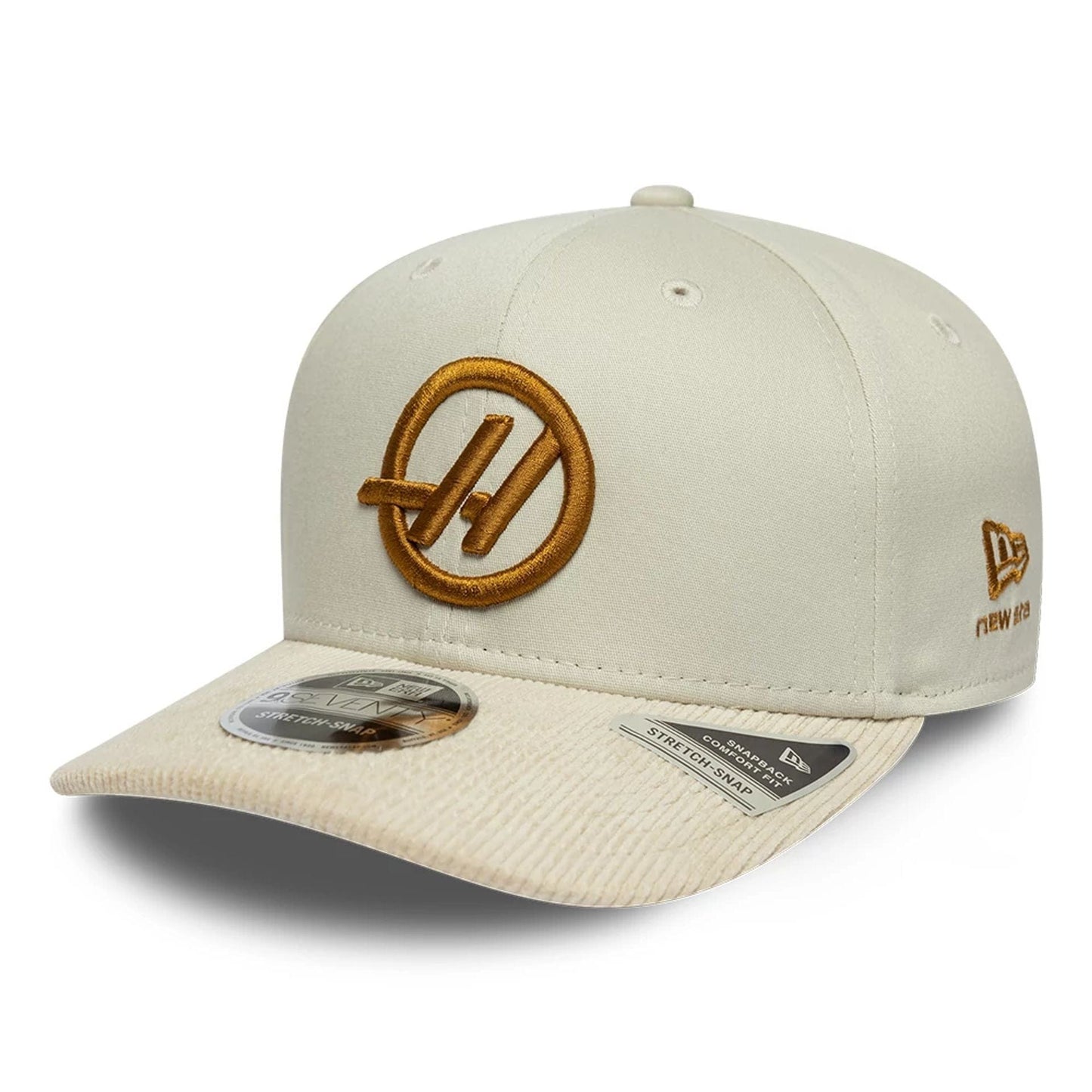 Pictured is this Cord Visor TGR Haas F1 9SEVENTY Stretch Snap in Cream. 1