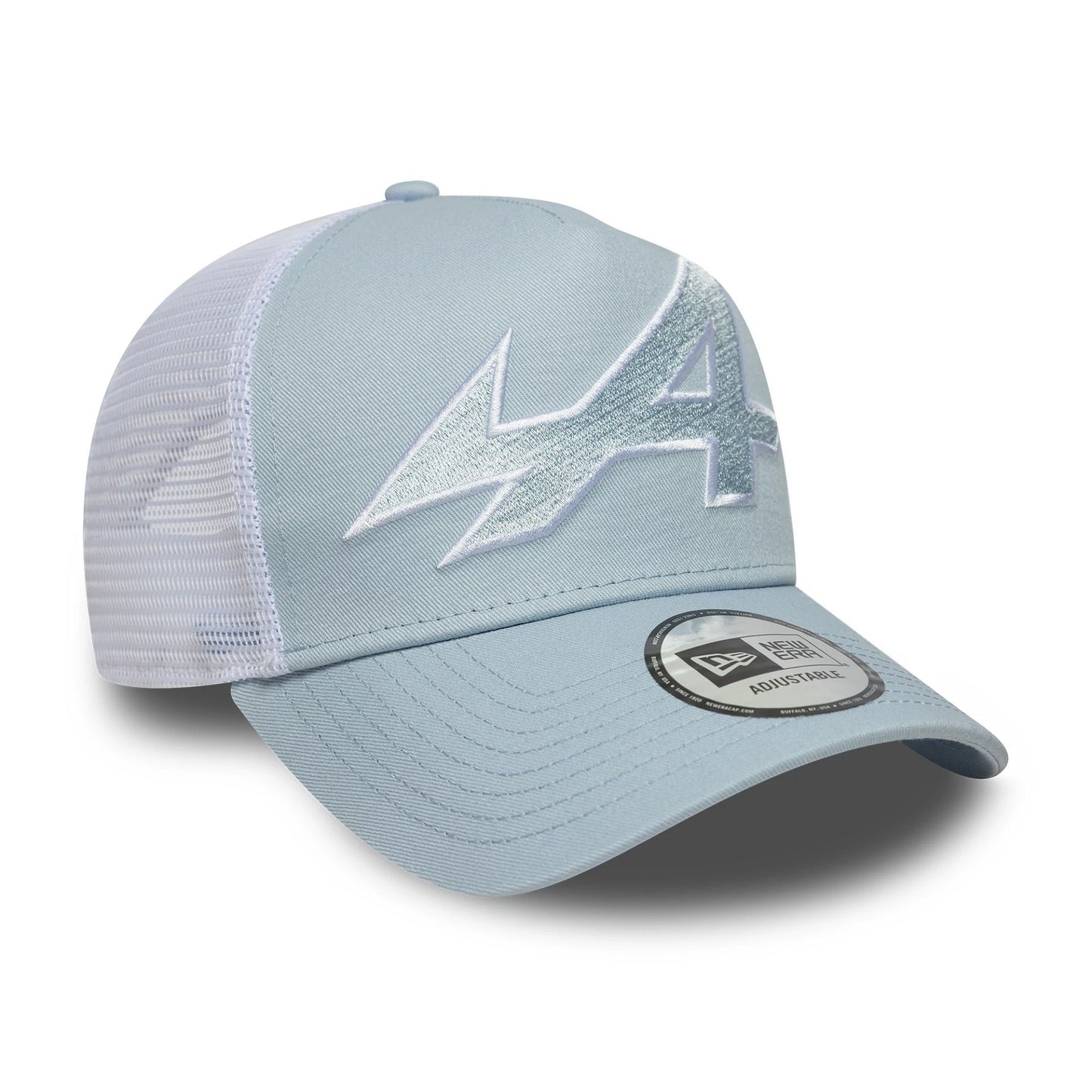 Pictured is this Alpine Racing 9FORTY A-Frame Trucker in pastel blue. 3