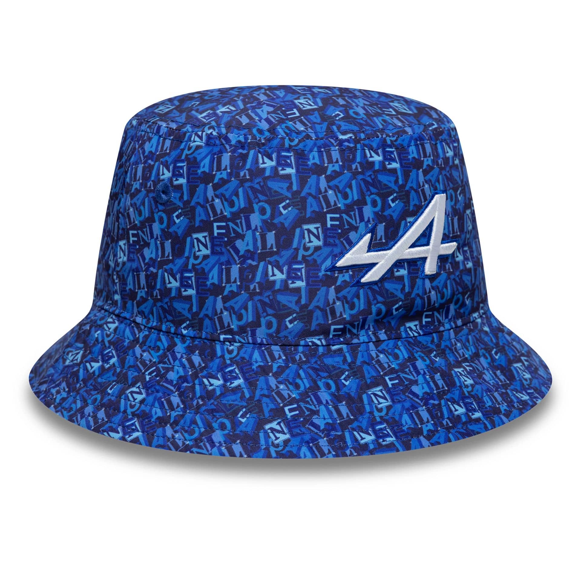 Pictured is this All Over Print Alpine Racing Bucket in navy. 3