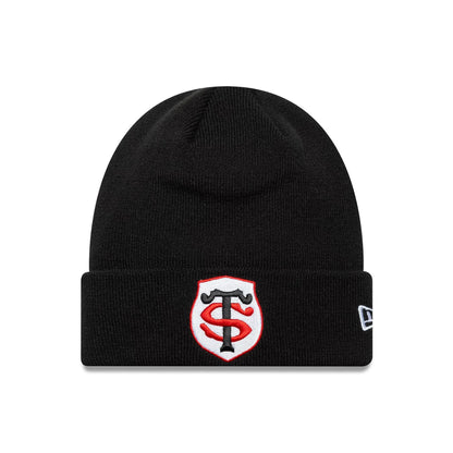 Pictured is this Core Stade Toulousain Cuff Knit Beanie in black. 1