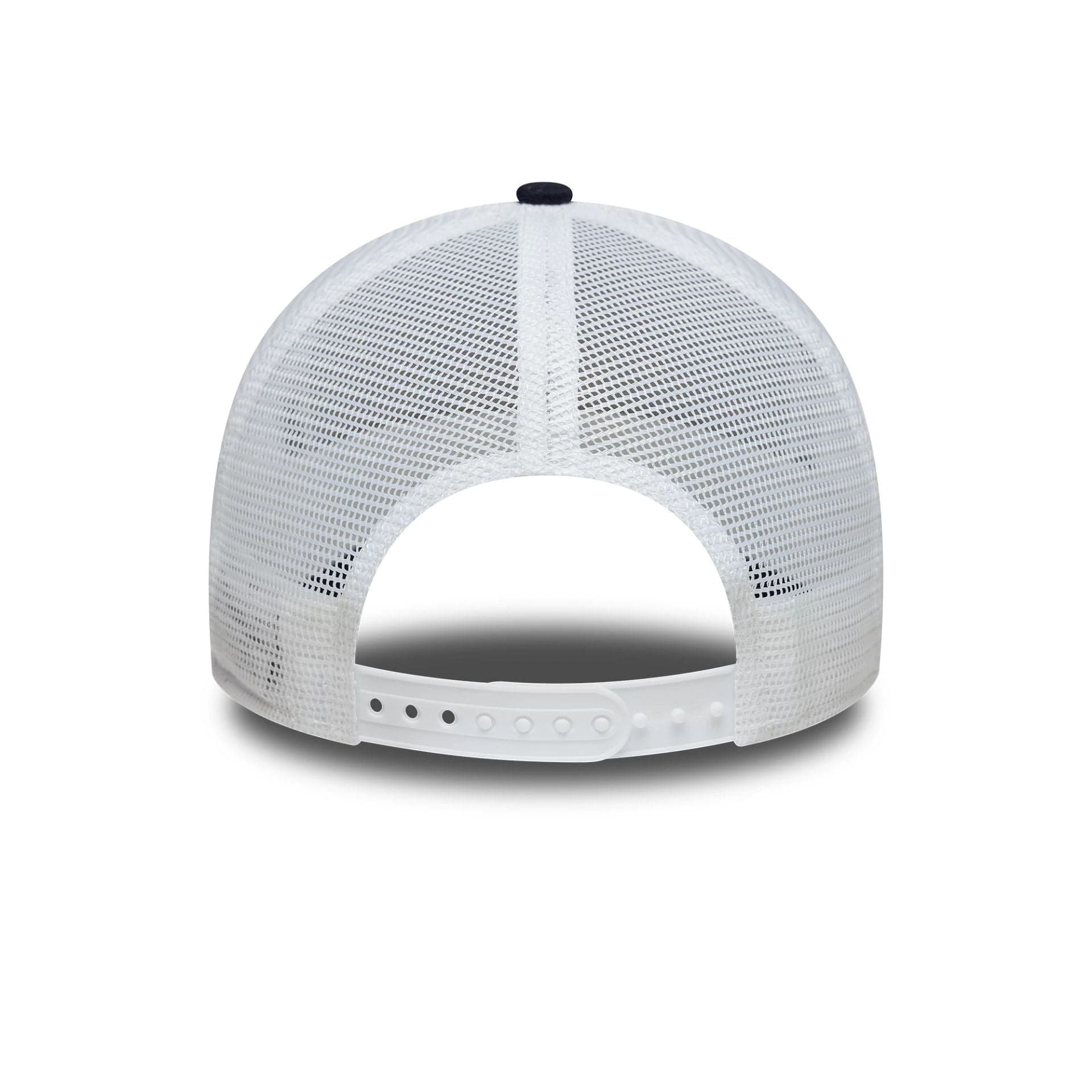 Pictured is this Red Bull Racing 9FORTY A-Frame Trucker in Cream. 4