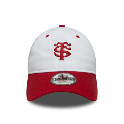 Pictured is this Contrast Visor Stade Toulousain 9TWENTY in white. 2