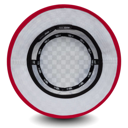 Pictured is this Checkerboard Visa Cash App Racing Bulls Bucket in white. 5