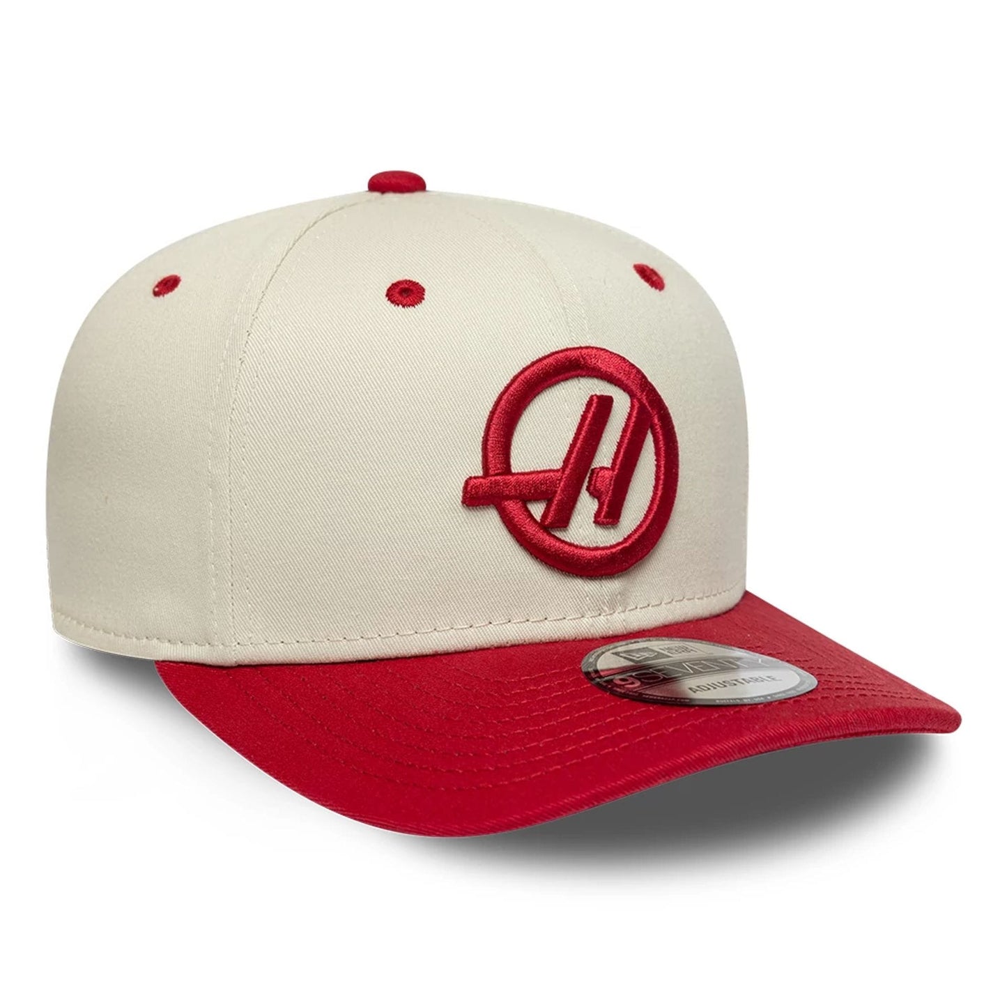 Pictured is this Wordmark TGR Haas F1 9SEVENTY Stretch Snap in Cream. 3