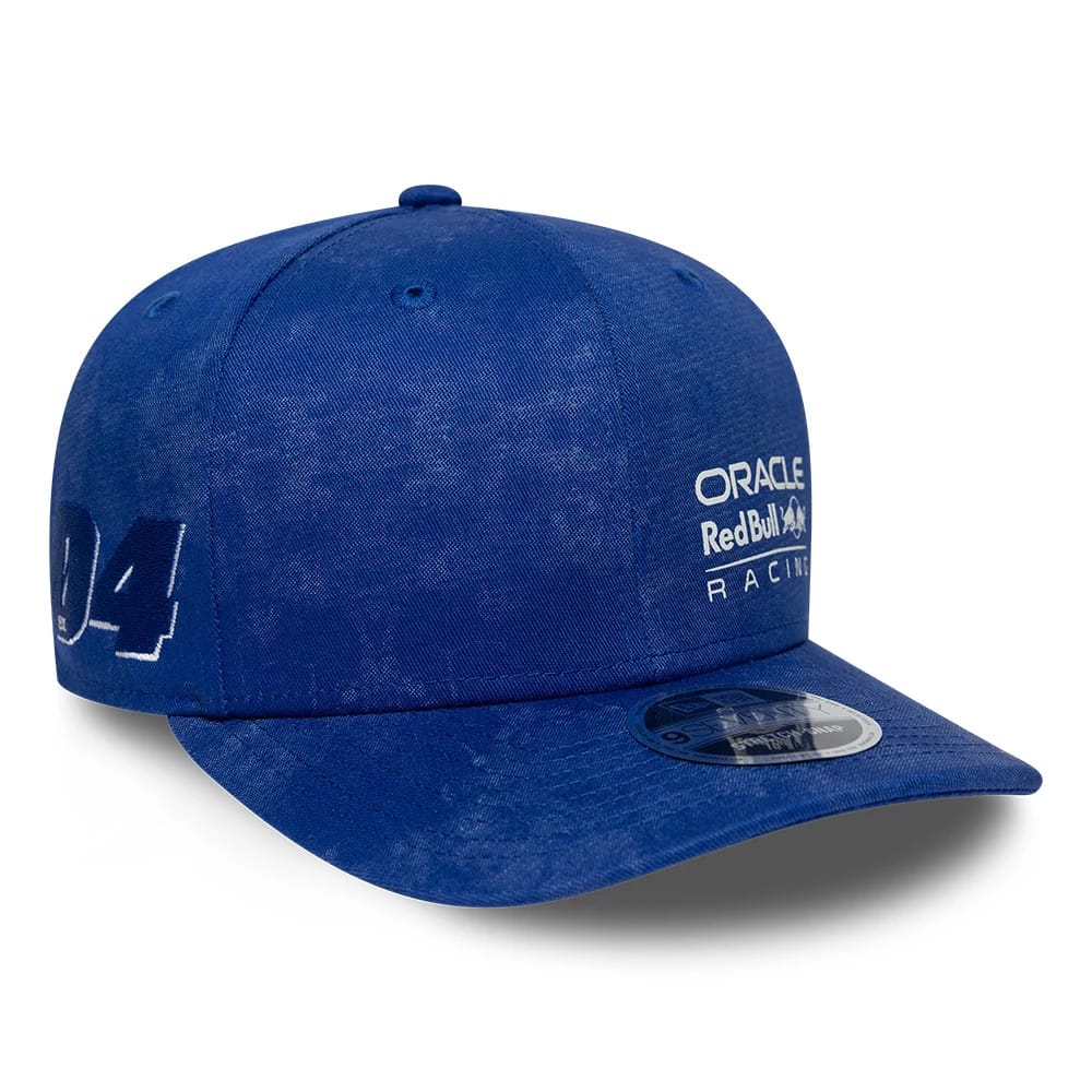 Pictured is this Washed Denim Red Bull Racing 9SEVENTY Stretch Snap in blue. 1