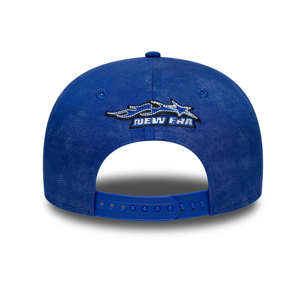 Pictured is this Washed Denim Red Bull Racing 9SEVENTY Stretch Snap in blue. 4