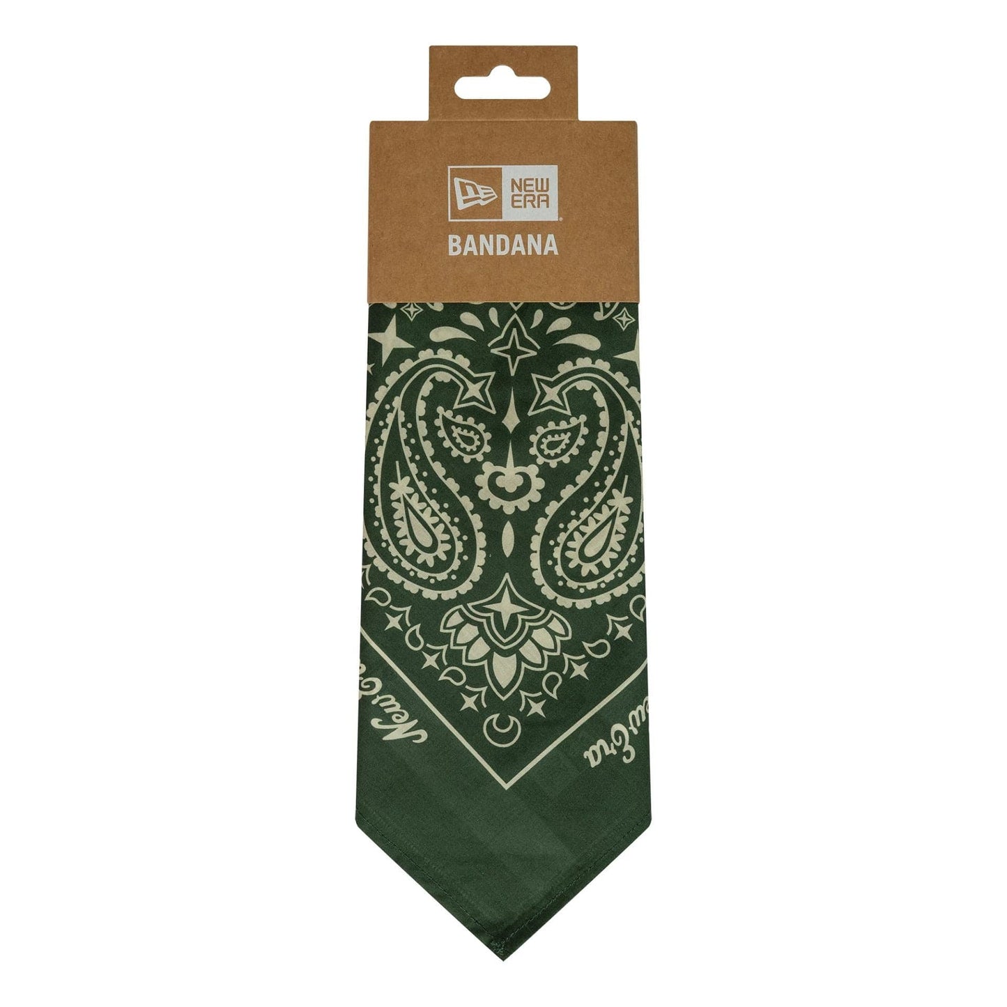 This is a New Era Paisley Dark Green Bandana 3