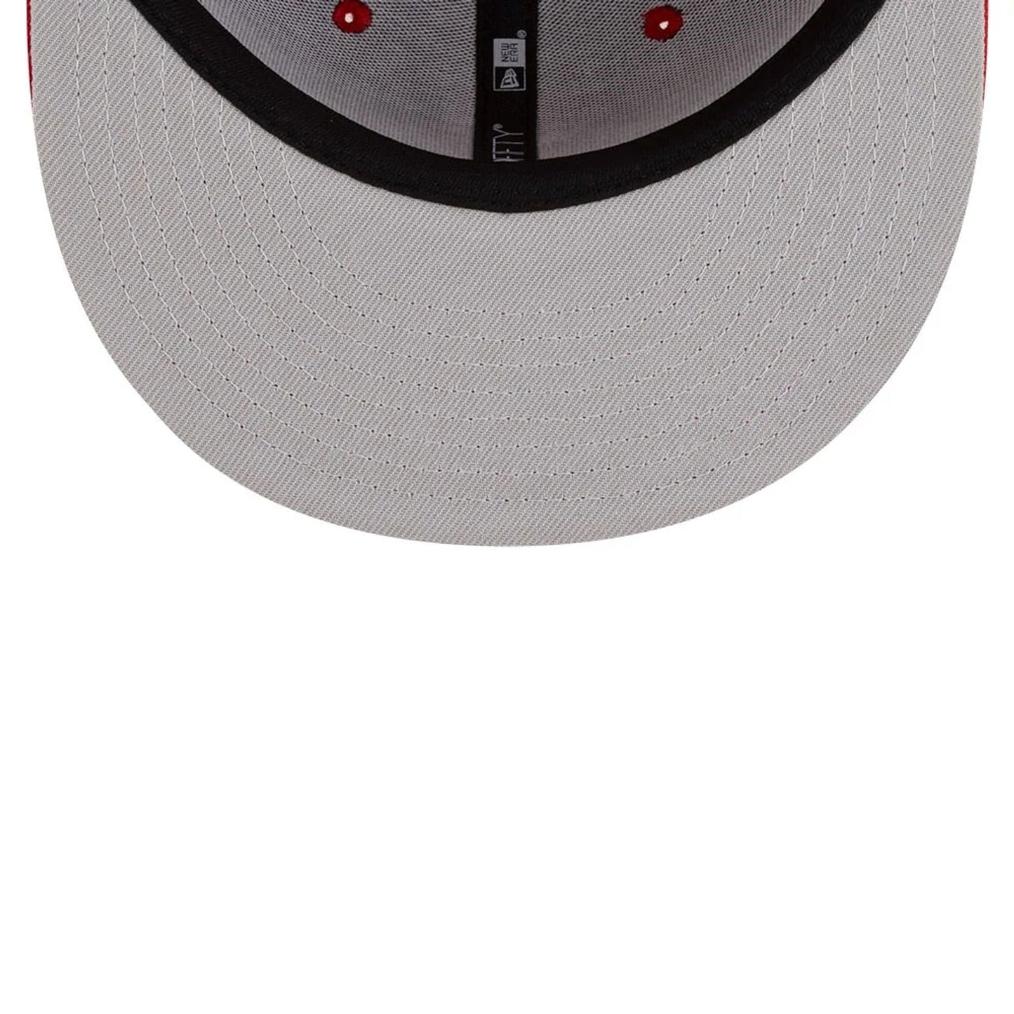 This is a Boston Red Sox Hyperfly x MLB Red 59FIFTY Fitted Cap 2