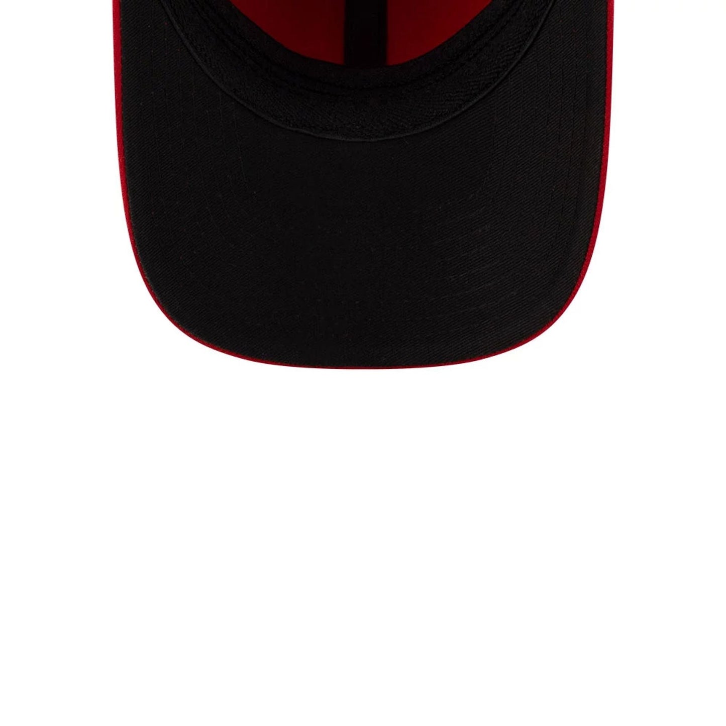 Pictured is this MLB Player Replica LA Angels 39THIRTY M-Crown Stretch Fit cap in red. 2