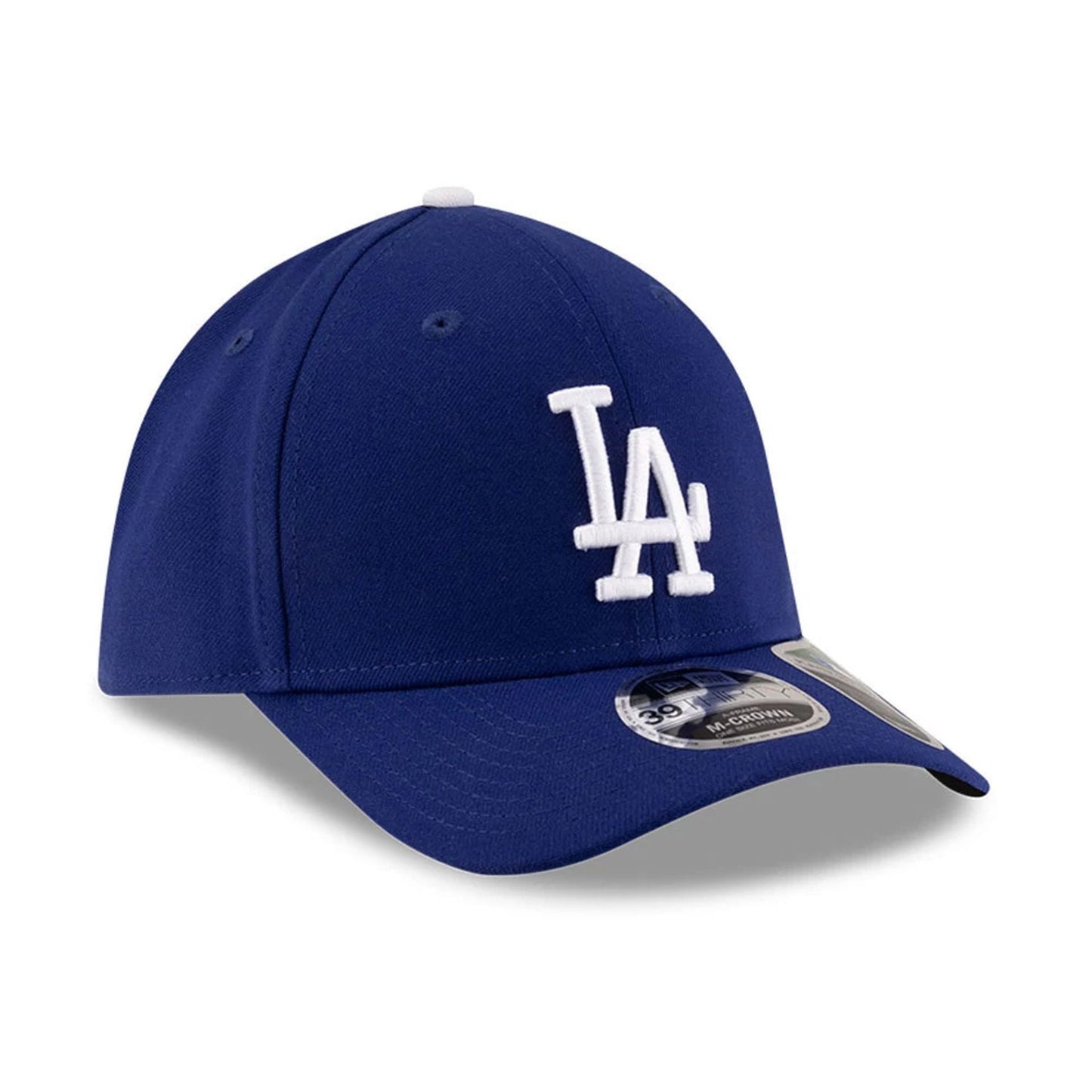 Pictured is this MLB Player Replica LA Dodgers 39THIRTY M-Crown Stretch Fit cap in dark blue. 4