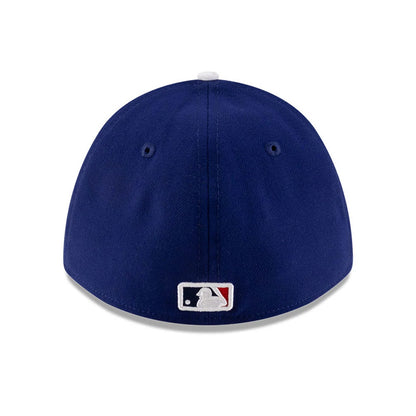 Pictured is this MLB Player Replica LA Dodgers 39THIRTY M-Crown Stretch Fit cap in dark blue. 5