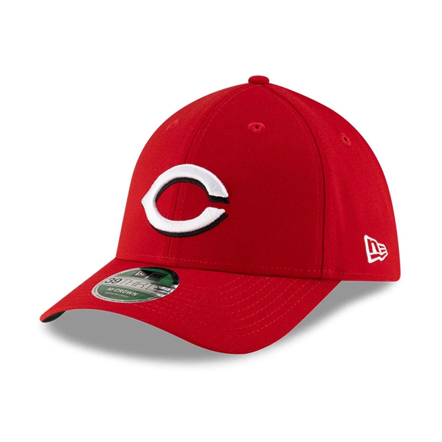 Pictured is this MLB Player Replica Cincinnati Reds 39THIRTY M-Crown Stretch Fit cap in red. 1