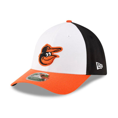 Pictured is this MLB Player Replica Baltimore Orioles 39THIRTY M-Crown Stretch Fit cap in black. 1