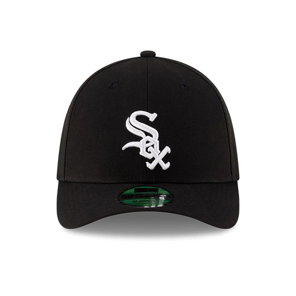 Pictured is this MLB Player Replica Chicago White Sox 39THIRTY M-Crown Stretch Fit cap in black. 2