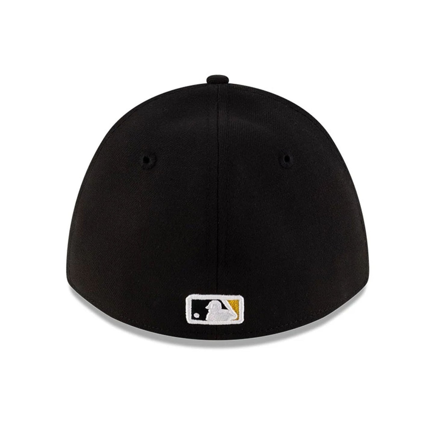 Pictured is this MLB Player Replica Pittsburgh Pirates 39THIRTY M-Crown Stretch Fit cap in black. 4