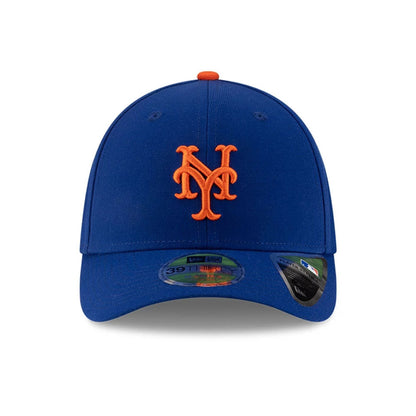 Pictured is this MLB Player Replica New York Mets 39THIRTY M-Crown Stretch Fit cap in blue. 3