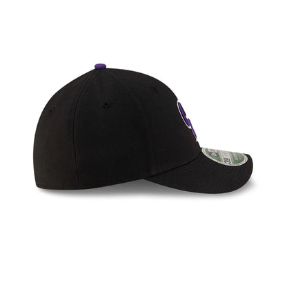 Pictured is this MLB Player Replica Colorado Rockies 39THIRTY M-Crown Stretch Fit cap in black. 6