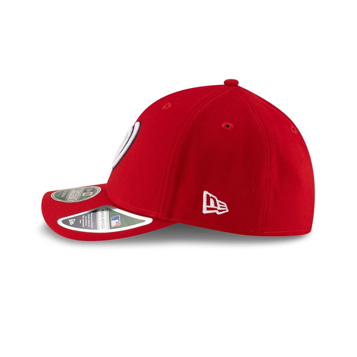 Pictured is this MLB Player Replica Washington Nationals 39THIRTY M-Crown Stretch Fit cap in red. 6