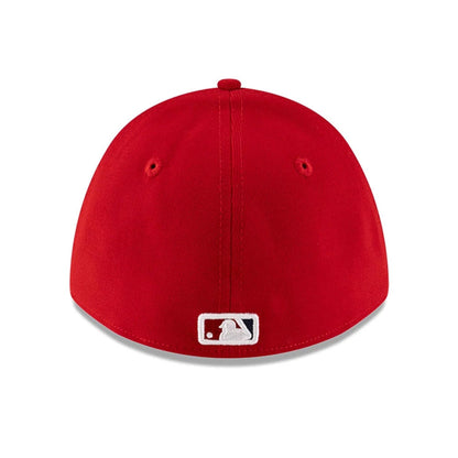 Pictured is this MLB Player Replica Washington Nationals 39THIRTY M-Crown Stretch Fit cap in red. 5
