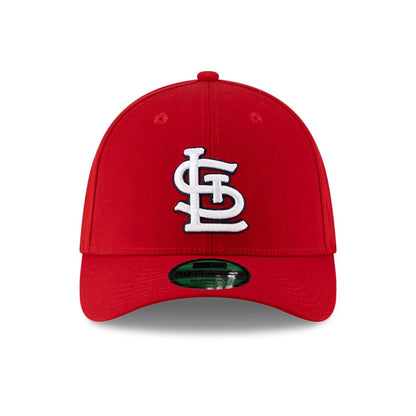 Pictured is this MLB Player Replica St. Louis Cardinals 39THIRTY M-Crown Stretch Fit cap in red. 3