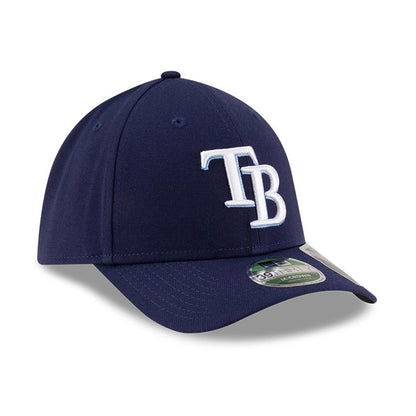 Pictured is this MLB Player Replica Tampa Bay Rays 39THIRTY M-Crown Stretch Fit cap in navy. 4