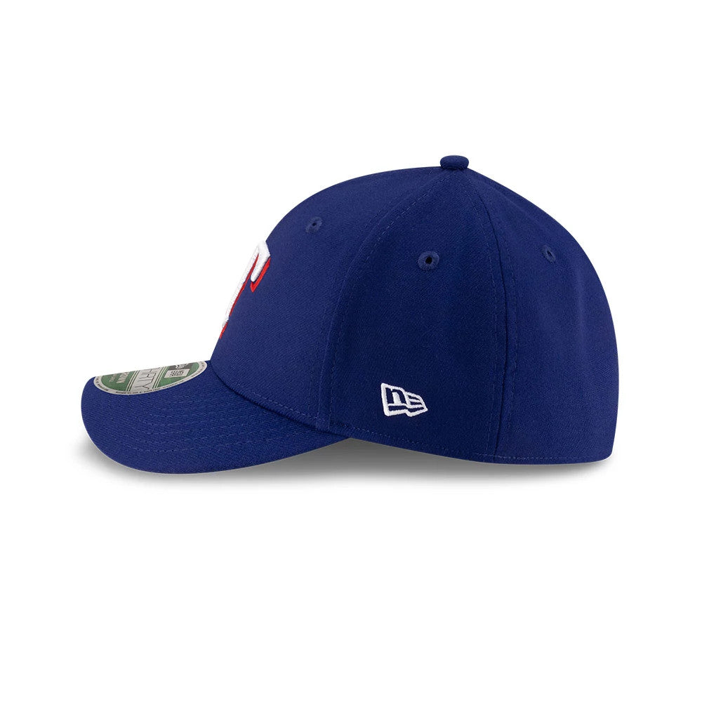 Pictured is this MLB Player Replica Texas Rangers 39THIRTY M-Crown Stretch Fit cap in dark blue. 6