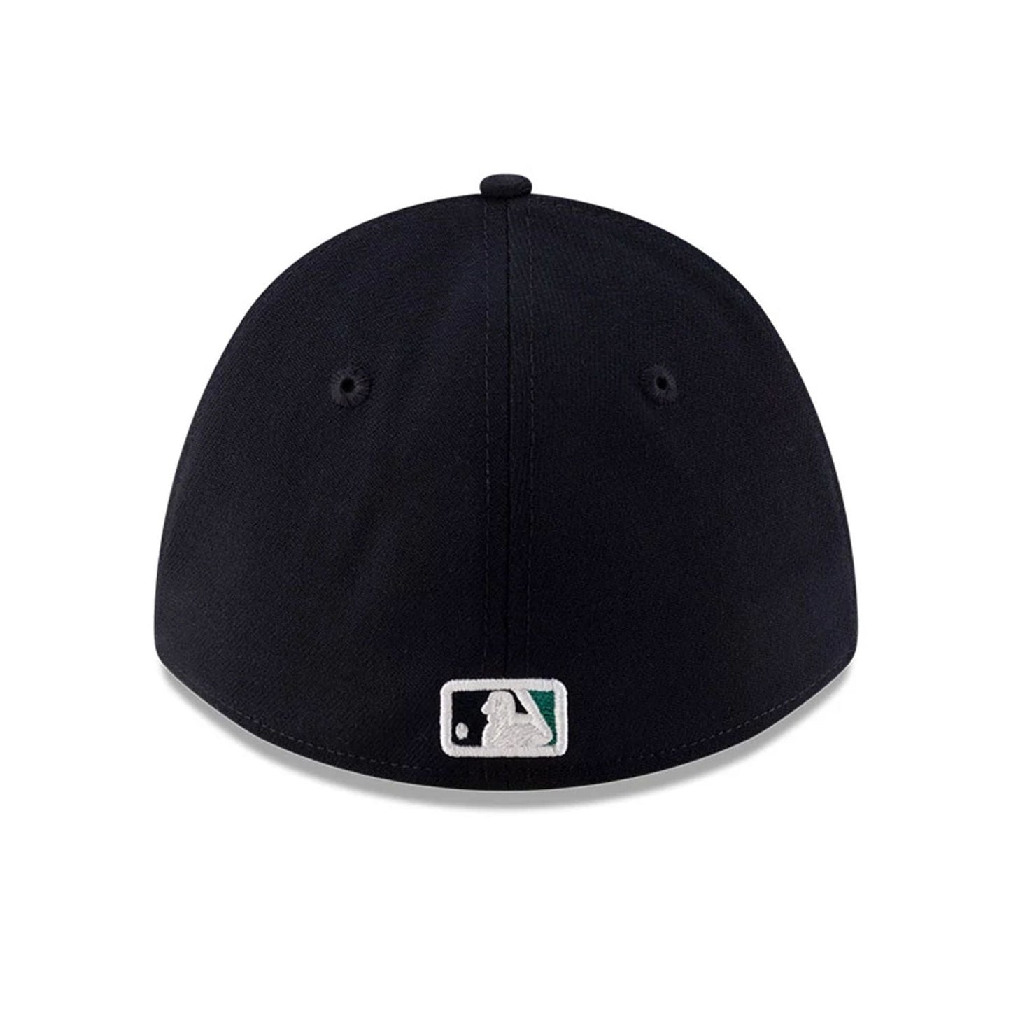 Pictured is this MLB Player Replica Seattle Mariners 39THIRTY M-Crown Stretch Fit cap in navy. 4
