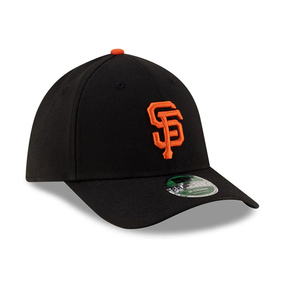Pictured is this MLB Player Replica San Francisco Giants 39THIRTY M-Crown Stretch Fit cap in black. 3