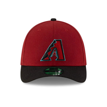 Pictured is this MLB Player Replica Arizona Diamondbacks 39THIRTY M-Crown Stretch Fit cap in Dark Red. 3