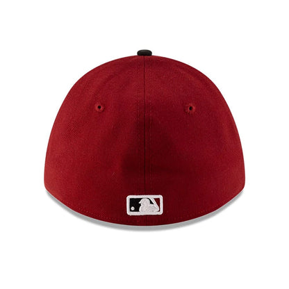 Pictured is this MLB Player Replica Arizona Diamondbacks 39THIRTY M-Crown Stretch Fit cap in Dark Red. 5