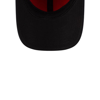 Pictured is this MLB Player Replica Cleveland Guardians 39THIRTY M-Crown Stretch Fit cap in Dark Red. 7