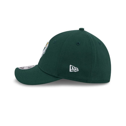 Pictured is this MLB Athletics 39THIRTY M-Crown Stretch Fit cap in dark green. 6