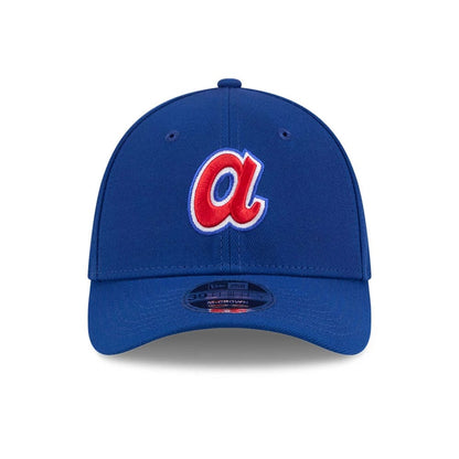 Pictured is this MLB Atlanta Braves 39THIRTY M-Crown Stretch Fit cap in blue. 3