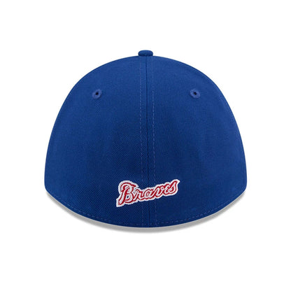 Pictured is this MLB Atlanta Braves 39THIRTY M-Crown Stretch Fit cap in blue. 5