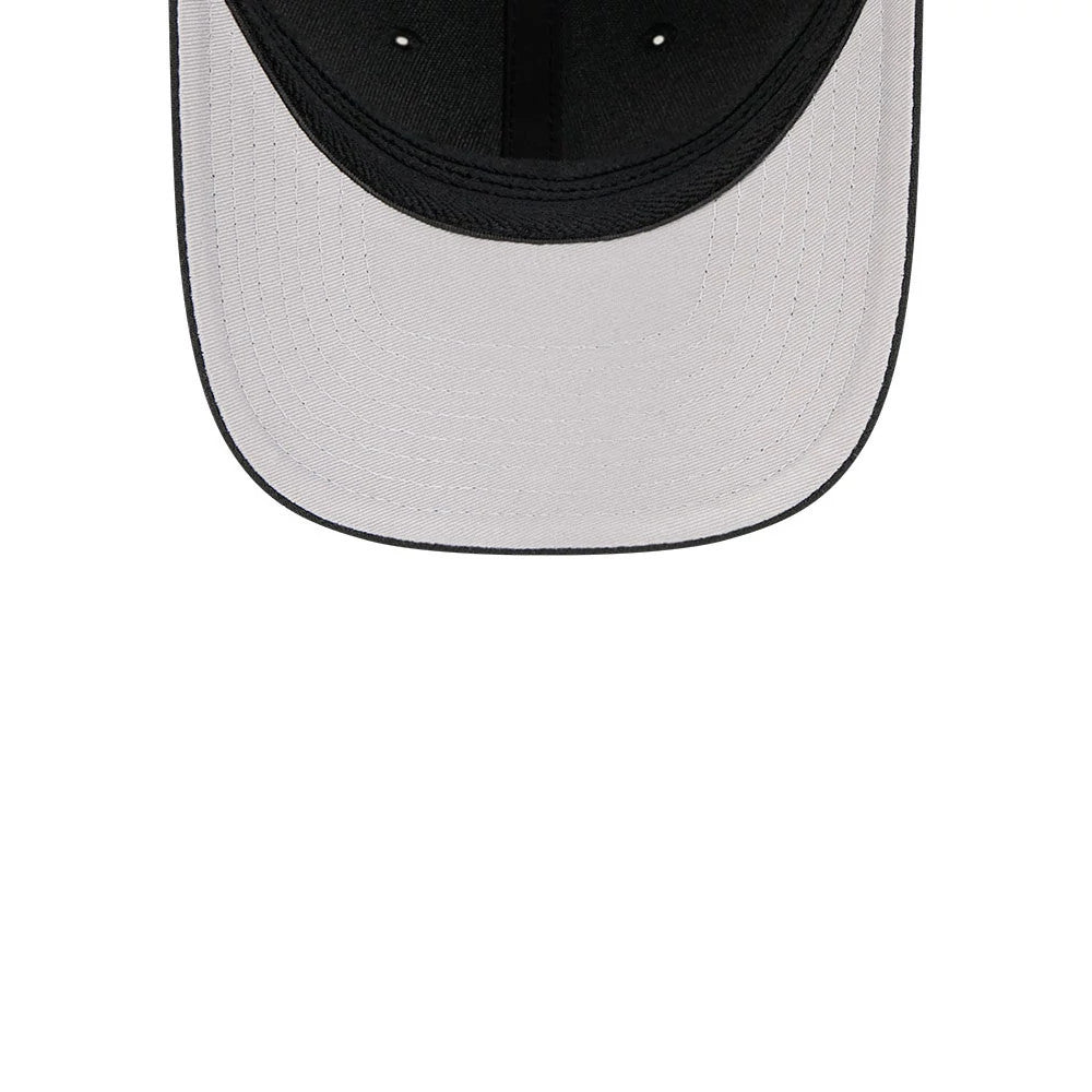 Pictured is this MLB Outline Athletics 39THIRTY M-Crown Stretch Fit cap in black. 2