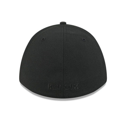 Pictured is this MLB Outline Boston Red Sox 39THIRTY M-Crown Stretch Fit cap in black. 5