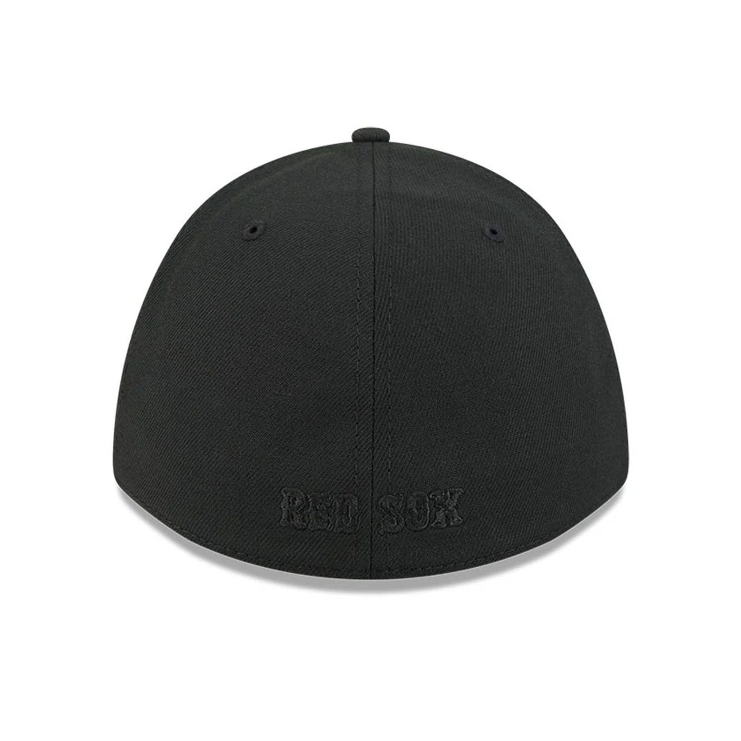 Pictured is this MLB Outline Boston Red Sox 39THIRTY M-Crown Stretch Fit cap in black. 5