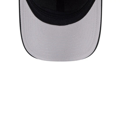 Pictured is this MLB Atlanta Braves 39THIRTY M-Crown Stretch Fit cap in black. 2