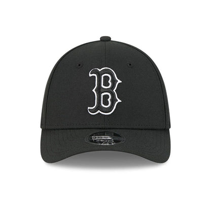 Pictured is this MLB Boston Red Sox 39THIRTY M-Crown Stretch Fit cap in black. 3
