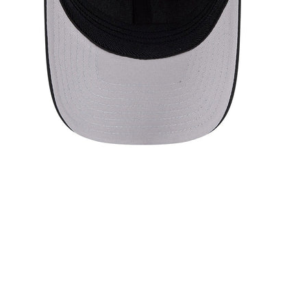 Pictured is this MLB Athletics 39THIRTY M-Crown Stretch Fit cap in black. 2