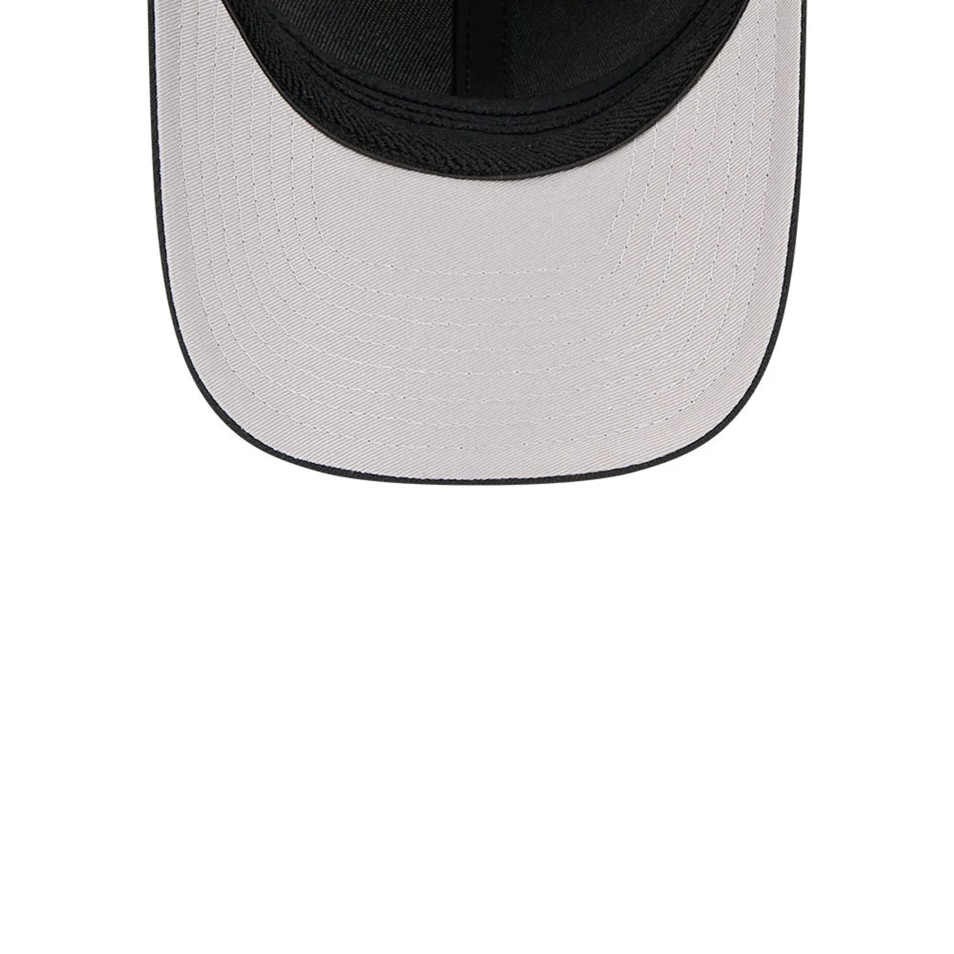 Pictured is this MLB Outline New York Yankees 39THIRTY M-Crown Stretch Fit cap in black. 2