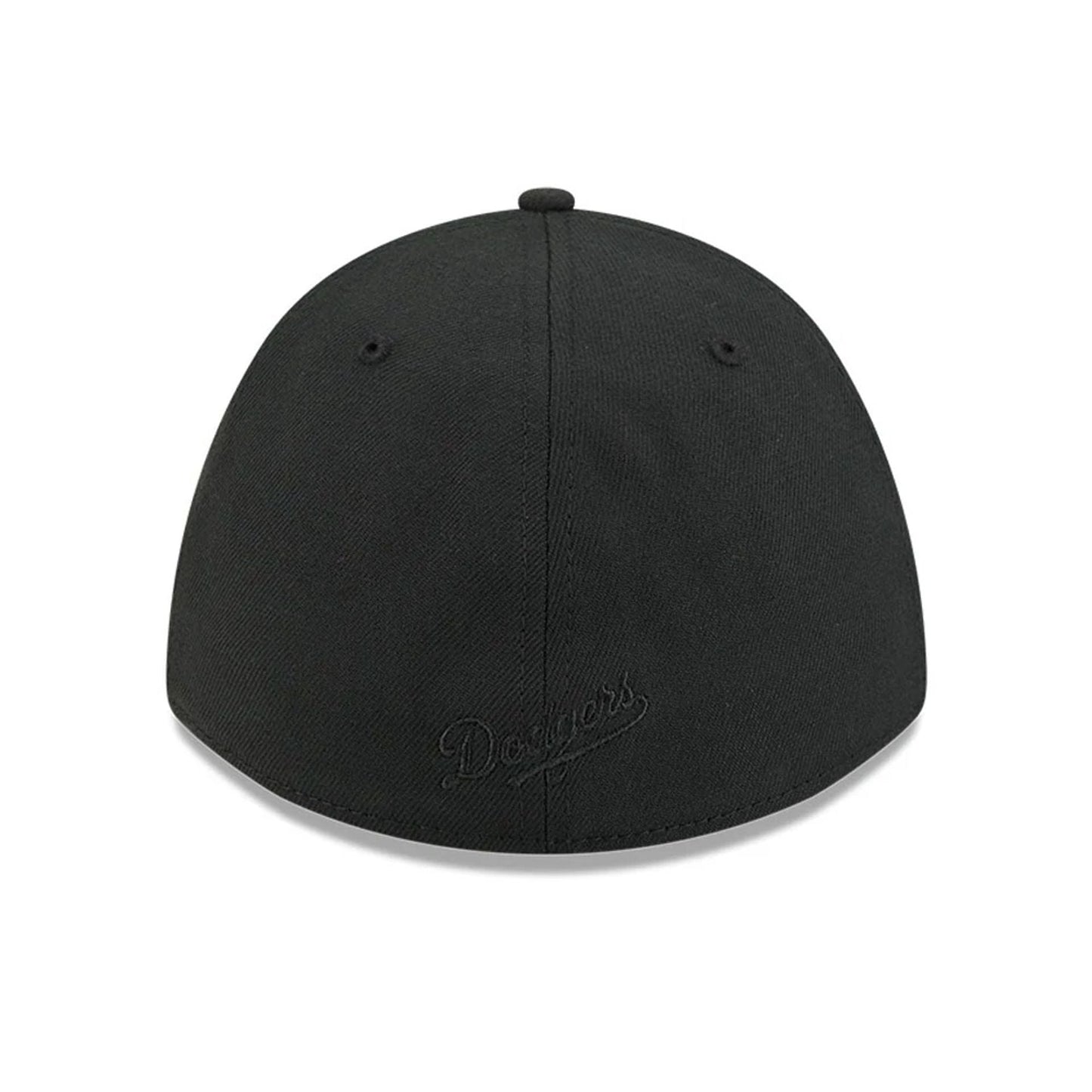 Pictured is this MLB Outline LA Dodgers 39THIRTY M-Crown Stretch Fit cap in black. 7