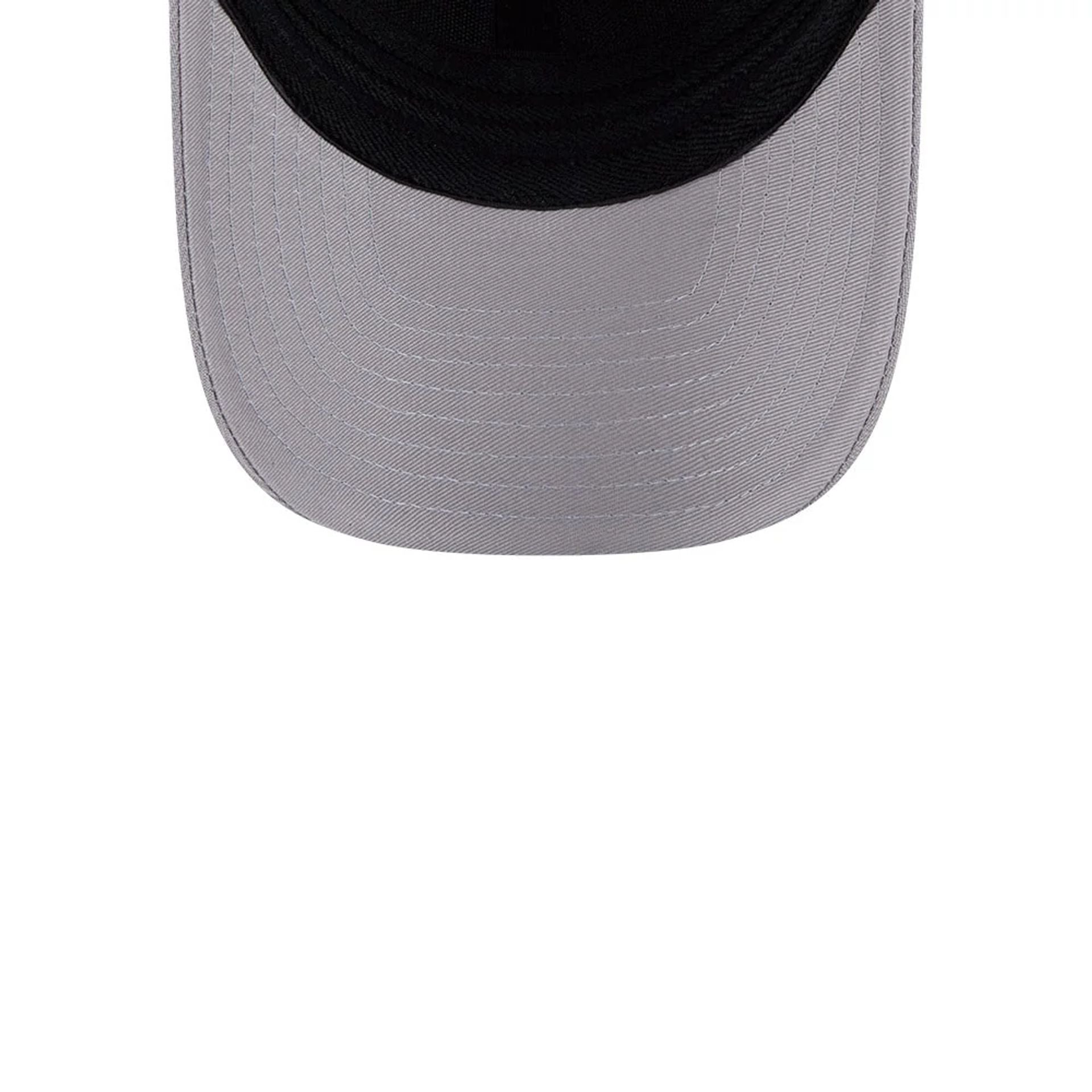 Pictured is this MLB Boston Red Sox 39THIRTY M-Crown Stretch Fit cap in grey. 7