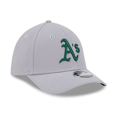 Pictured is this MLB Athletics 39THIRTY M-Crown Stretch Fit cap in grey. 3
