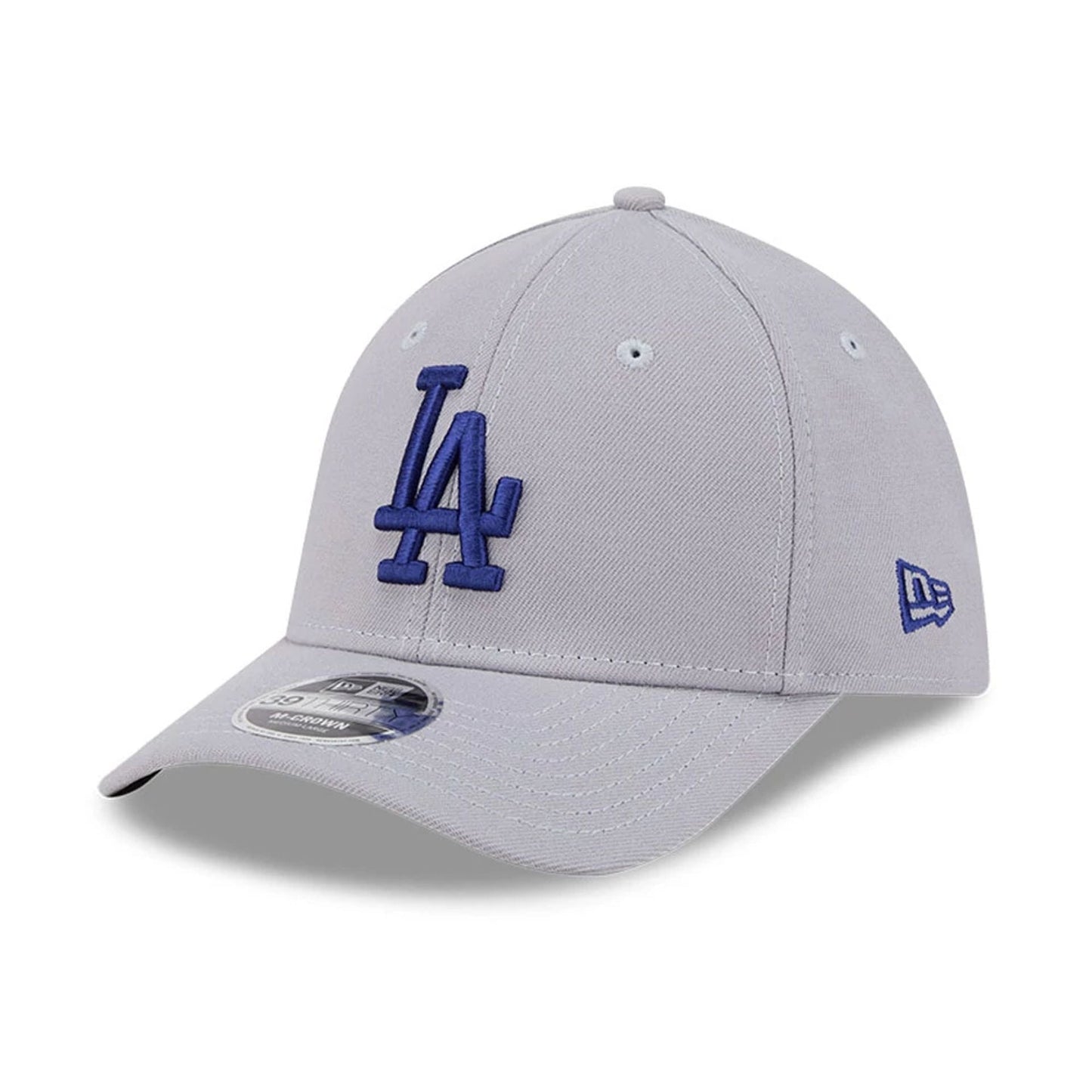 Pictured is this MLB LA Dodgers 39THIRTY M-Crown Stretch Fit cap in grey. 1