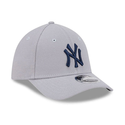 Pictured is this MLB New York Yankees 39THIRTY M-Crown Stretch Fit cap in grey. 3