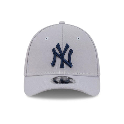 Pictured is this MLB New York Yankees 39THIRTY M-Crown Stretch Fit cap in grey. 2