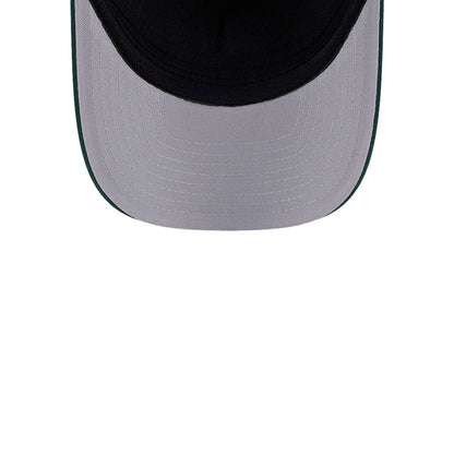 Pictured is this MLB Athletics 39THIRTY M-Crown A-Frame Stretch Fit cap in dark green. 2