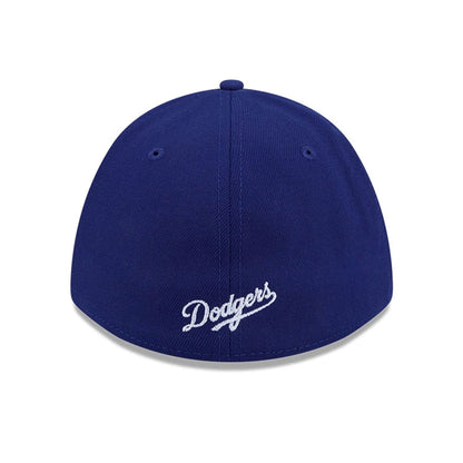 Pictured is this MLB LA Dodgers 39THIRTY M-Crown A-Frame Stretch Fit cap in dark blue. 5